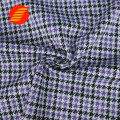 Фиолетовая вязаная полиэфирная ткань с тремя цветами с тремя цветами